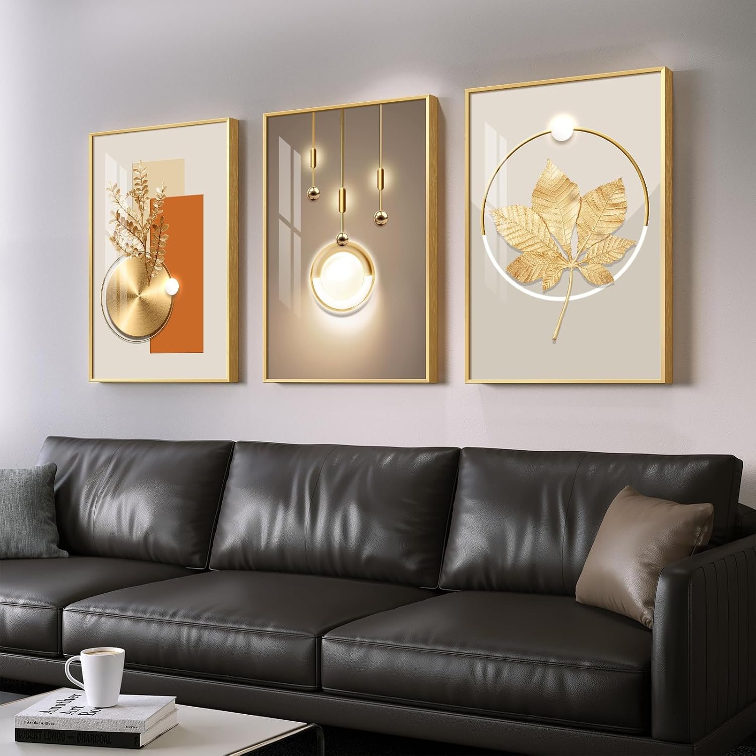 Cuspin Large Modern Luxury Wall Art for Living Room - Image 3