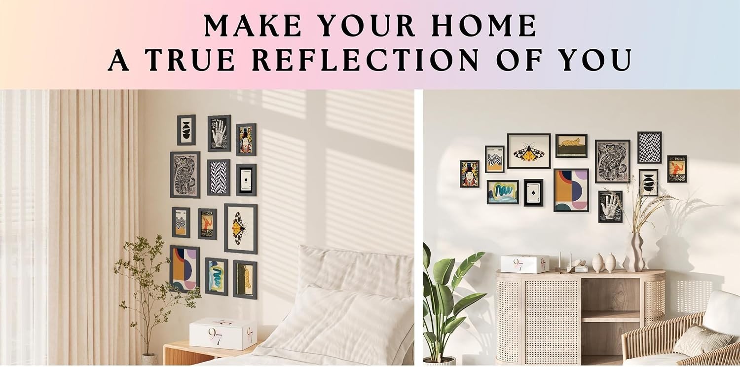 Eclectic Wall Art Prints Unframed, Mid Century Retro Decor for Home Bedroom - Image 4